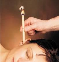 Image of a woman Hopi Candle treatment in Cardiff for all ages is suitable for any respiratory and allergy condition