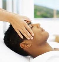 man having reiki healing in Cardiff with crystal therapy and chakra balancing
